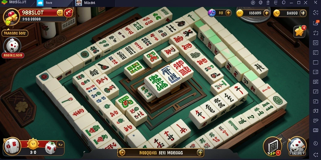 Tampilan menarik dalam gameplay Mahjong 988SLOT.