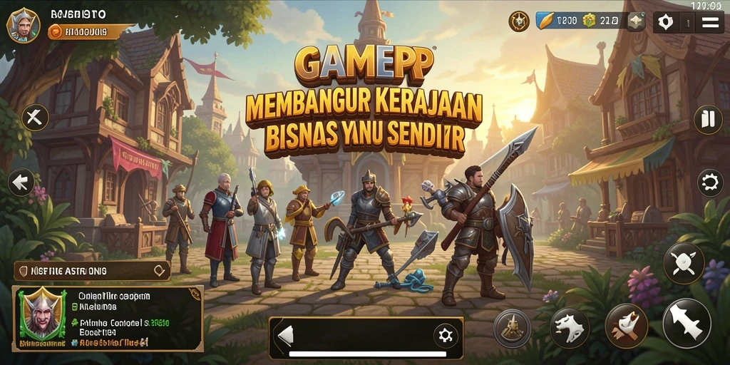 Tampilan gameplay GAMERP yang menarik dan inovatif.