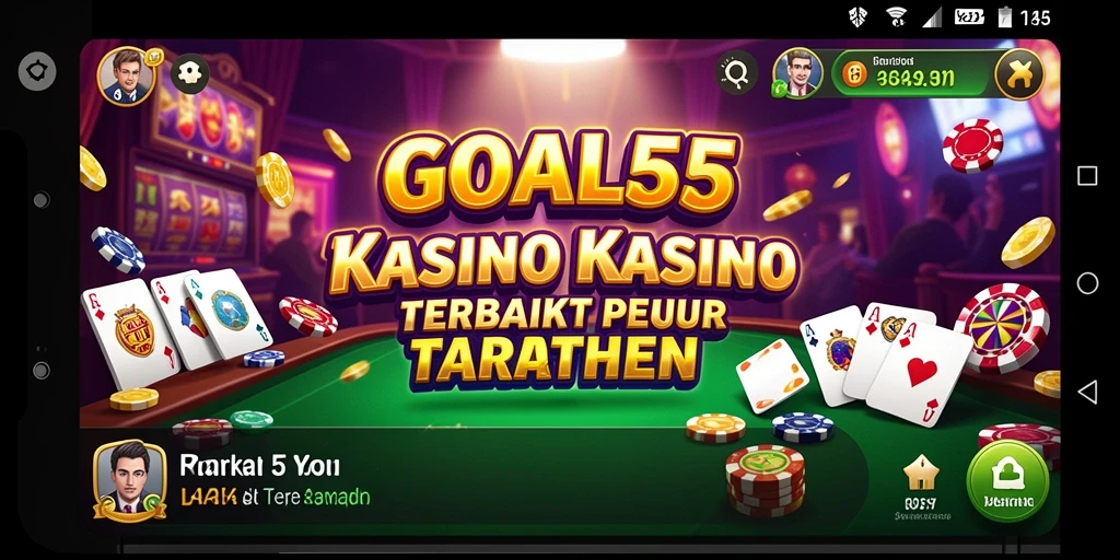 Tampilan gameplay mendebarkan dari GOAL55 yang menarik perhatian.