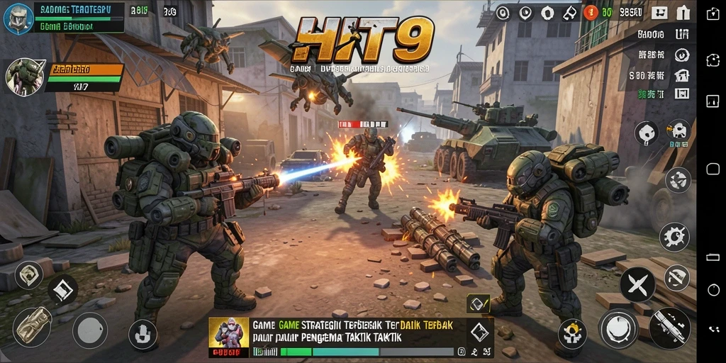 Tampilan gameplay HIT9 yang menantang dan dinamis.
