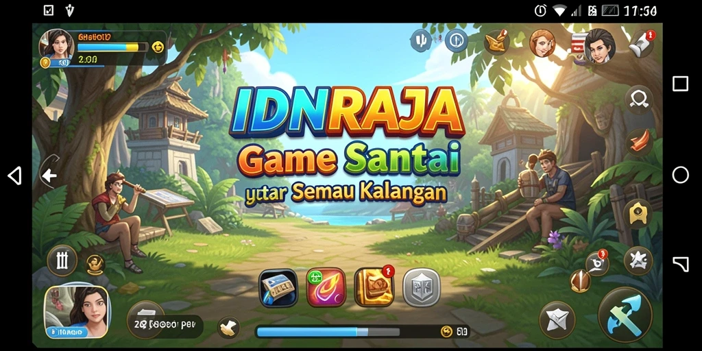 Screenshot gameplay IDNRAJA yang menarik dan seru.